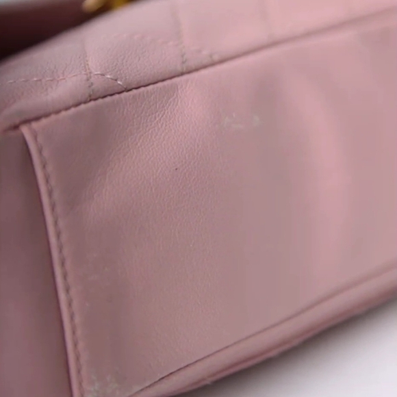 Chanel Light Pink Quilted Shoulder Bag - Picture 7 of 7